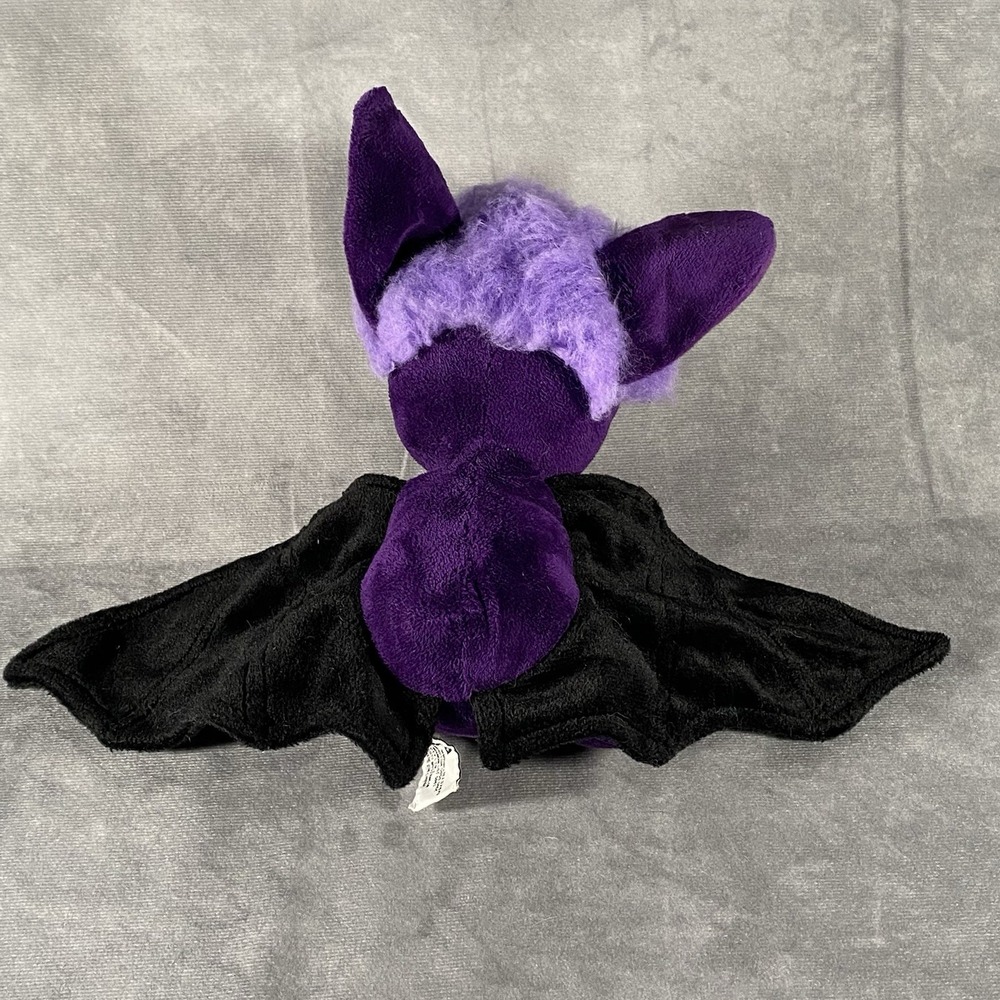 Russ Big Eye Lil Peepers Edward Purple Bat Plush Stuffed Animal Rare Collectable - Picture 3 of 7